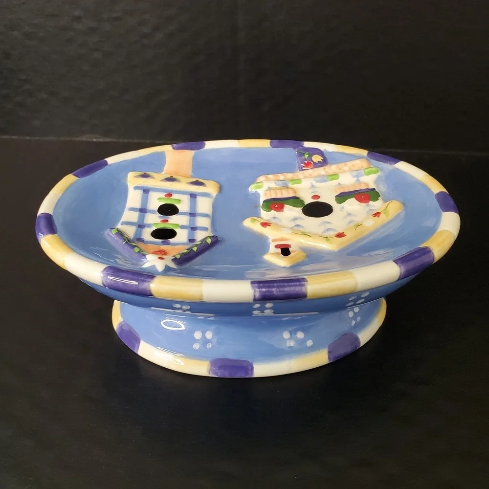 Ceramic Soap Dish Birdhouses Kitschy Maximalist Cottagecore Bird House Lover
